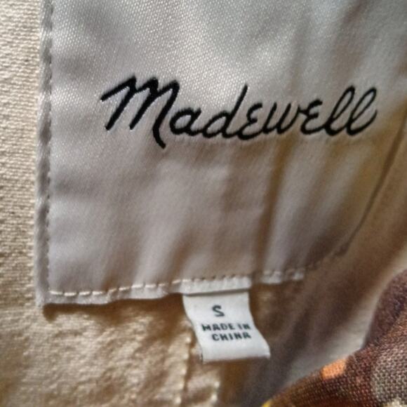Madewell Khaki Cargo button down long line jacket A1074‎ size S - Picture 6 of 6